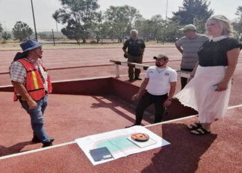 Arranca rehabilitación de pista de atletismo del Complejo Deportivo Bicentenario