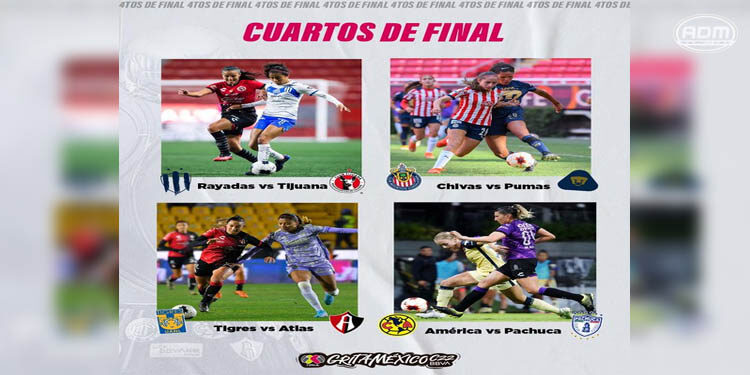 Definidos los Cuartos de Final en la Liga MX Femenil