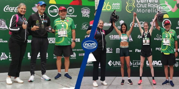 Jorge Mier y Natali Mendoza se consagran en la 8ª Carrera Atlética de la Cruz Roja