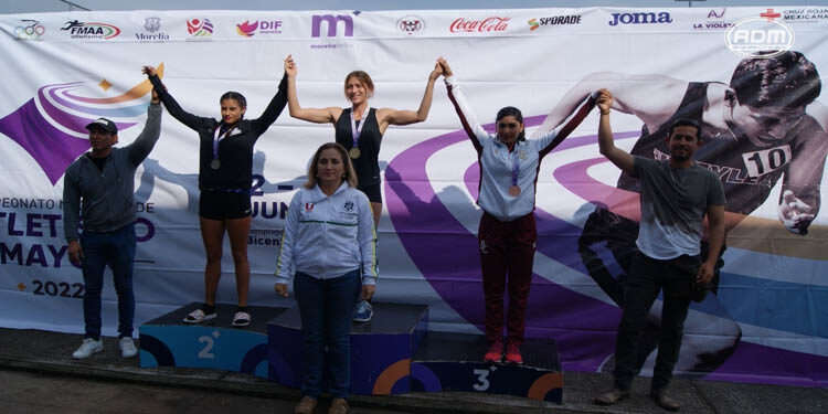 Gana oro la michoacana Melissa Muñoz en Campeonato Nacional Abierto de Atletismo 2022