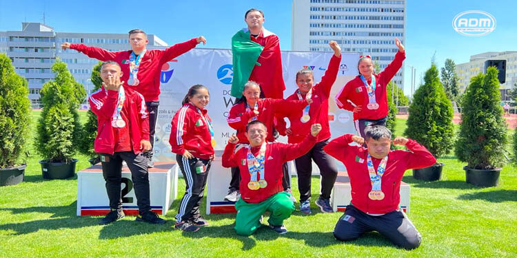 Con 20 medallas y tres récords, México brilla en Mundial de Síndrome de Down