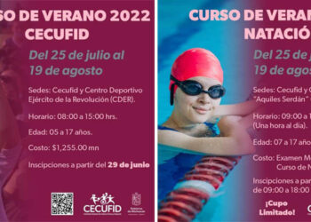 Alista Cecufid cursos de verano y natación para el periodo vacacional