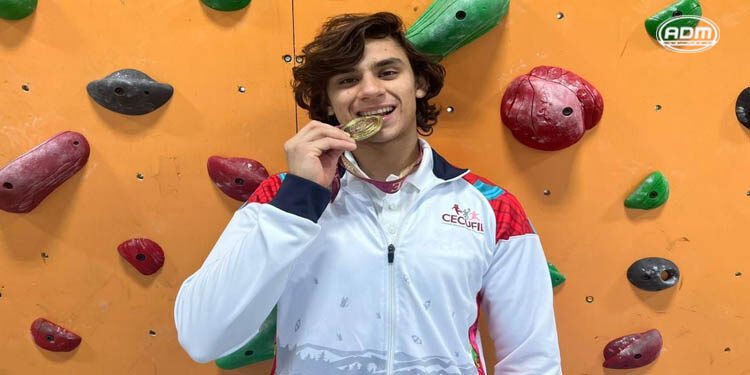 Conquista Michoacán oro histórico en escalada deportiva en los Juegos Conade 2022