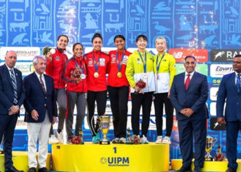 Mariana Arceo y Mayan Oliver conquistan plata en Mundial de pentatlón moderno en Egipto