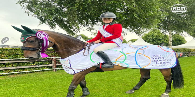 ¡Histórico! Xaviera Maurer logra oro en los Juegos Ecuestres de la Juventud