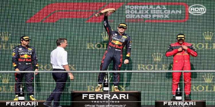 ¡Imparables! Red Bull hace le 1-2 en el GP de Béñgica