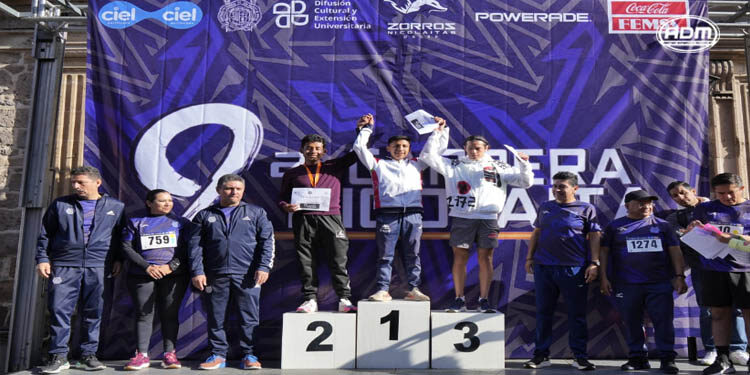 Un éxito la 9ª. Carrera Atlética Nicolaita