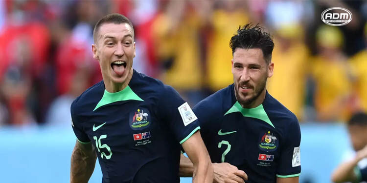 Australia venció a Túnez y sueña con avanzar a octavos de final