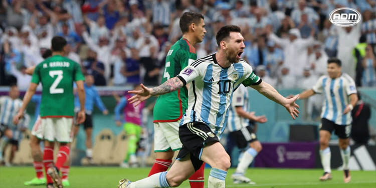 Dela mano de Messi, Argentina deja al borde de la eliminación a México