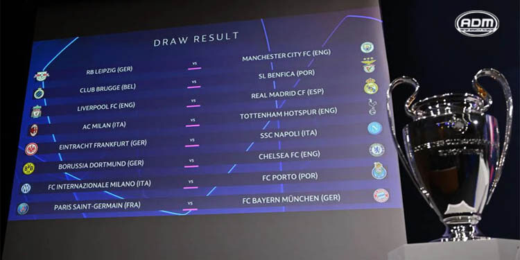 Definidos los Octavos de Final de la Champions League