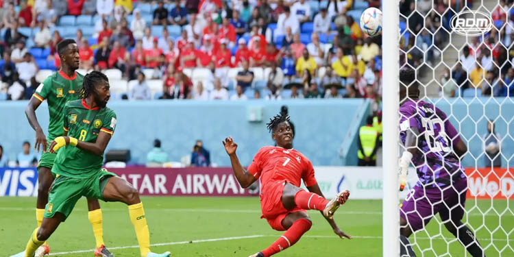 Suiza vence por la mínima a Camerún en su presentación en Qatar 2022