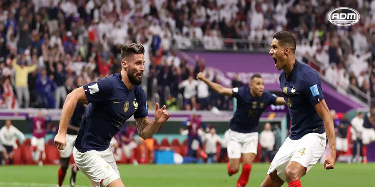 Francia superó a Inglaterra y está en Semifinales