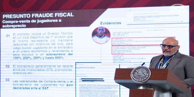 Exhiben en ‘La Mañanera’ actos de corrupción en el futbol mexicano