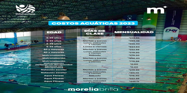 IMCUFIDE mantiene sin costo clases de natación para personas con discapacidad