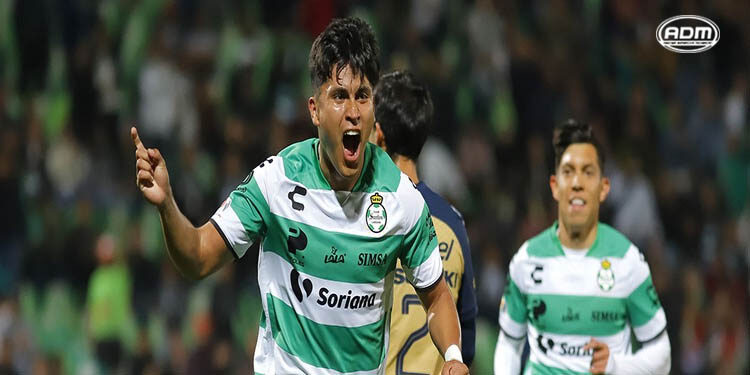 Santos doma y golea a los Pumas