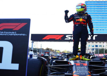 ‘Checo’ Pérez gana la carrera Sprint del GP de Azerbaiyán