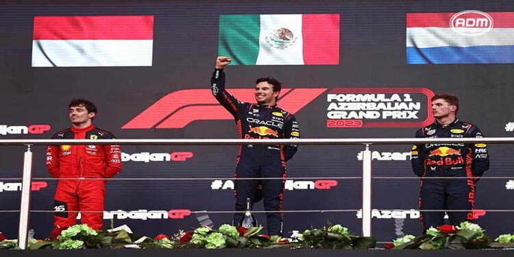Sergio Pérez domina y gana el Gran Premio de Azerbaiyán
