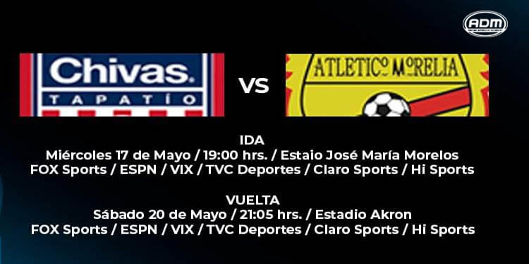 Miércoles y Sábado, Atlético Morelia jugará la Final ante  Tapatío