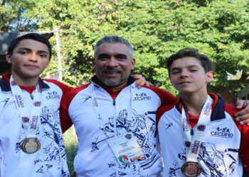 Conquista oro y bronce Michoacán en escalada deportiva en los Nacionales Conade 2023