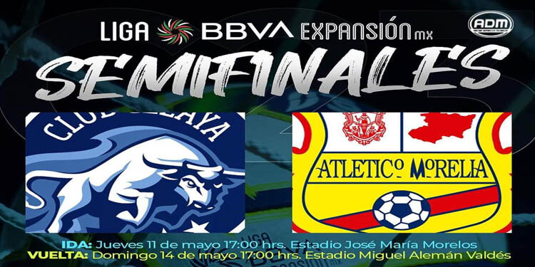 Jueves y Domingo, Atlético Morelia enfrentará al Celaya en Semifinales