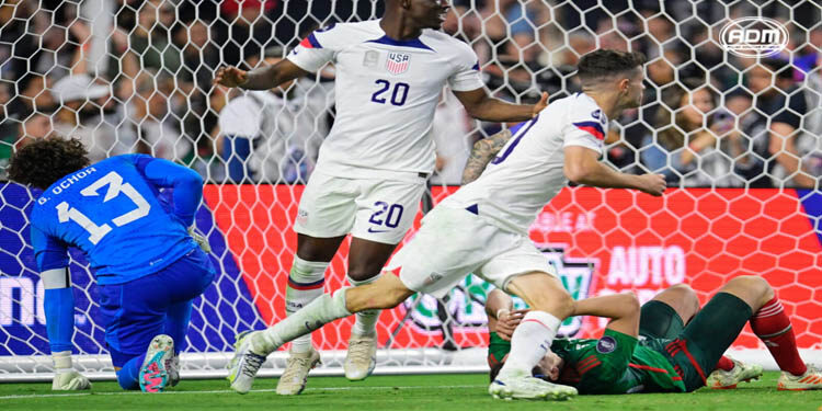 ¡Noche Vergonzosa! Estados Unidos golea a México en la Liga de Naciones de Concacaf