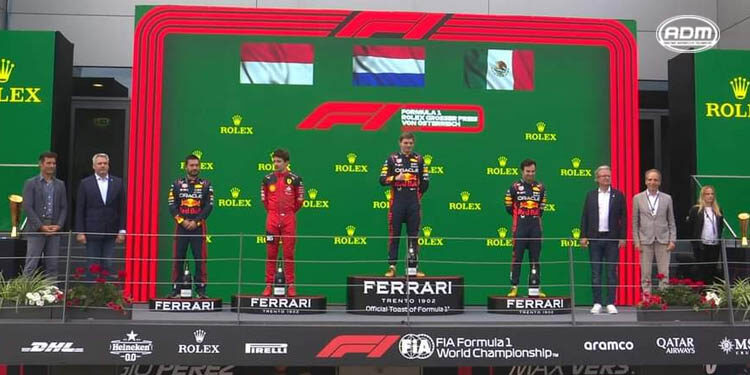 Red Bull hace el 1-3 en el Red Bull Ring