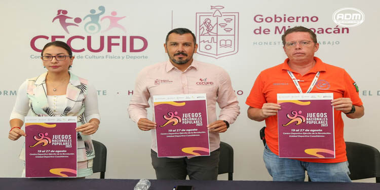 Morelia será sede de los Juegos Nacionales Populares 2023