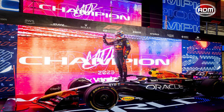 Max Verstappen es segundo en la Sprint de Qatar y es Tricampeón del Mundo