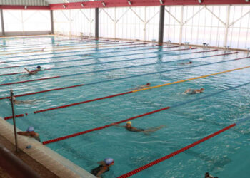 En marcha, curso anual de natación de la Cecufid