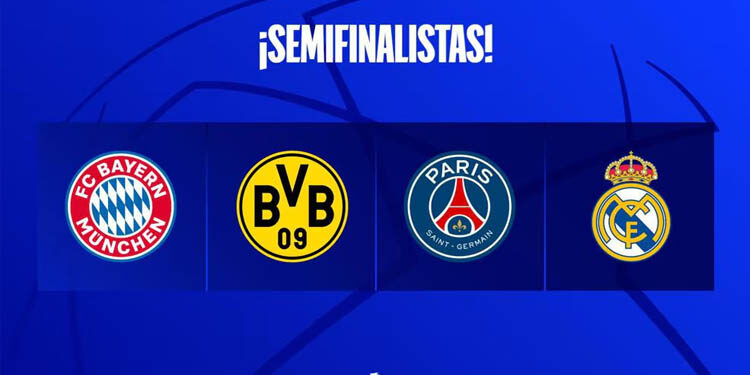 Listos los Semifinalistas de la Champions League