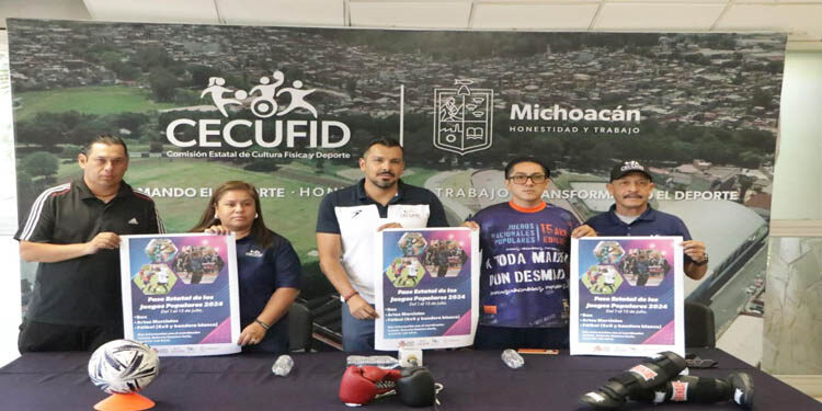 Alista Michoacán proceso estatal rumbo a Juegos Nacionales Populares 2024