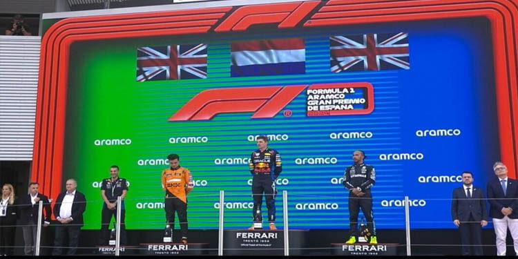 Max Verstappen gana el Gran Premio de España