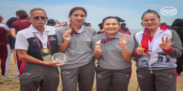 Michoacán gana oro y plata en voleibol de playa en Olimpiada Nacional