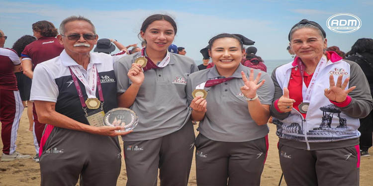 Michoacán gana oro y plata en voleibol de playa en Olimpiada Nacional
